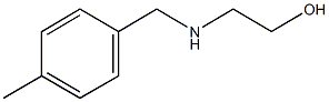 2-{[(4-methylphenyl)methyl]amino}ethan-1-ol,,结构式
