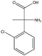 2-amino-2-(2-chlorophenyl)propanoic acid Structure