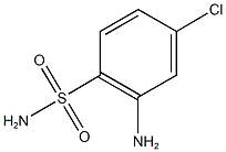 2-amino-4-chlorobenzene-1-sulfonamide 化学構造式