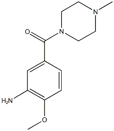 2-methoxy-5-[(4-methylpiperazin-1-yl)carbonyl]aniline