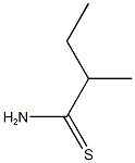 2-methylbutanethioamide 化学構造式