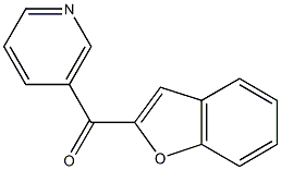 3-(1-benzofuran-2-ylcarbonyl)pyridine 结构式