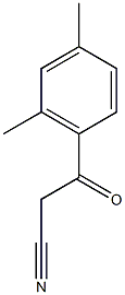 3-(2,4-dimethylphenyl)-3-oxopropanenitrile Structure