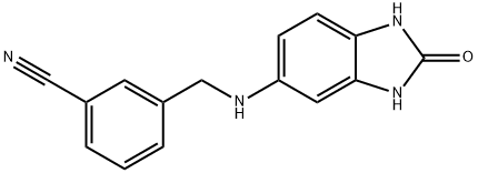 1038223-14-1 3-{[(2-oxo-2,3-dihydro-1H-1,3-benzodiazol-5-yl)amino]methyl}benzonitrile