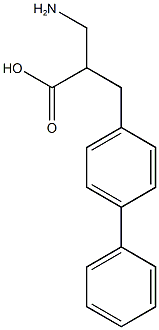 3-amino-2-[(4-phenylphenyl)methyl]propanoic acid,,结构式