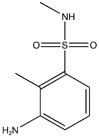 3-amino-N,2-dimethylbenzene-1-sulfonamide Structure