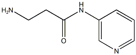 3-amino-N-pyridin-3-ylpropanamide 化学構造式