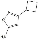 3-cyclobutyl-1,2-oxazol-5-amine Struktur