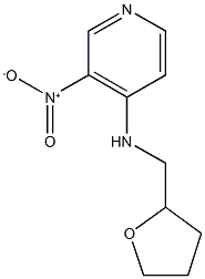 3-nitro-N-(oxolan-2-ylmethyl)pyridin-4-amine Structure