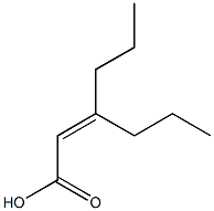 3-propylhex-2-enoic acid 结构式