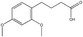 4-(2,4-dimethoxyphenyl)butanoic acid Structure