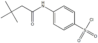 4-(3,3-dimethylbutanamido)benzene-1-sulfonyl chloride