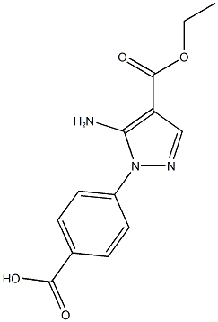 4-[5-amino-4-(ethoxycarbonyl)-1H-pyrazol-1-yl]benzoic acid