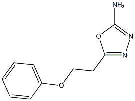 5-(2-phenoxyethyl)-1,3,4-oxadiazol-2-amine Structure