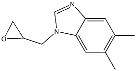 5,6-dimethyl-1-(oxiran-2-ylmethyl)-1H-1,3-benzodiazole