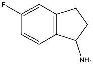 5-fluoro-2,3-dihydro-1H-inden-1-amine,,结构式
