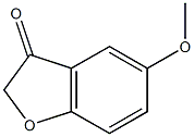 5-methoxy-2,3-dihydro-1-benzofuran-3-one Structure