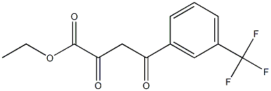 ethyl 2,4-dioxo-4-[3-(trifluoromethyl)phenyl]butanoate 化学構造式