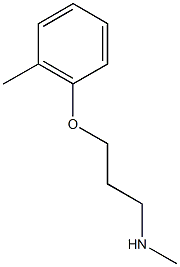 methyl[3-(2-methylphenoxy)propyl]amine Struktur