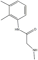 N-(2,3-dimethylphenyl)-2-(methylamino)acetamide Struktur