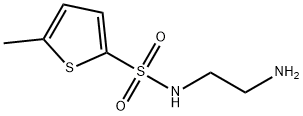 N-(2-aminoethyl)-5-methylthiophene-2-sulfonamide 化学構造式