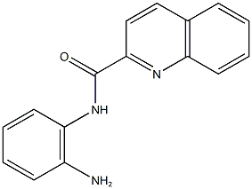 N-(2-aminophenyl)quinoline-2-carboxamide, 953726-31-3, 结构式