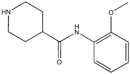 N-(2-methoxyphenyl)piperidine-4-carboxamide