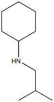 N-(2-methylpropyl)cyclohexanamine,,结构式