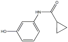 N-(3-hydroxyphenyl)cyclopropanecarboxamide Structure