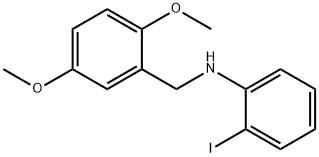 N-[(2,5-dimethoxyphenyl)methyl]-2-iodoaniline Structure