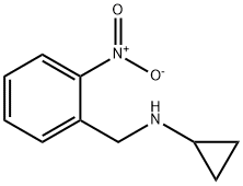 N-[(2-nitrophenyl)methyl]cyclopropanamine Struktur