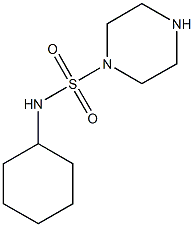 N-cyclohexylpiperazine-1-sulfonamide Structure