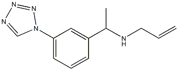 prop-2-en-1-yl({1-[3-(1H-1,2,3,4-tetrazol-1-yl)phenyl]ethyl})amine, 1019612-55-5, 结构式