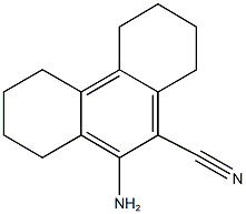 10-amino-1,2,3,4,5,6,7,8-octahydrophenanthrene-9-carbonitrile 化学構造式