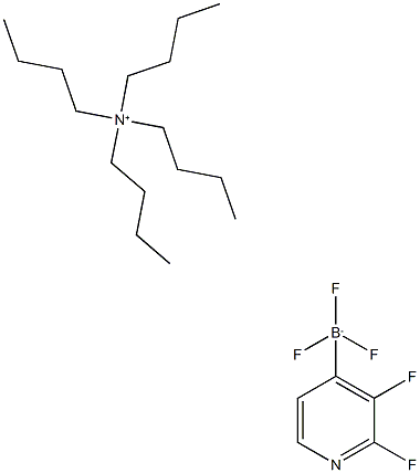 Tetrabutylammonium 2,3-difluoropyridine-4-trifluoroborate Structure