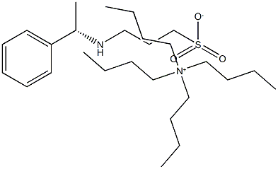 Tetrabutylammonium 3-[(S)-(-)-1-Phenylethylamino]propane sulfonate,,结构式