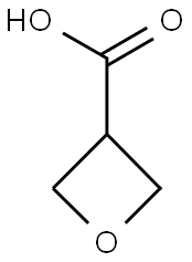 oxetane-3-carboxylic acid Struktur