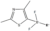 Potassium (2,4-dimethylthiazol-5-yl)trifluoroborate 结构式