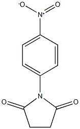 1-(4-nitrophenyl)pyrrolidine-2,5-dione 结构式