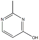 2-methylpyrimidin-4-ol,,结构式