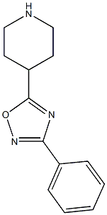 4-(3-phenyl-1,2,4-oxadiazol-5-yl)piperidine Struktur