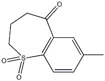 7-METHYL-3,4-DIHYDRO-1-BENZOTHIEPIN-5(2H)-ONE 1,1-DIOXIDE 结构式