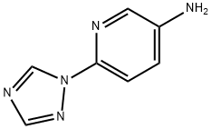 6-(1H-1,2,4-TRIAZOL-1-YL)PYRIDIN-3-AMINE, 926233-89-8, 结构式