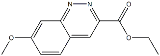 ETHYL 7-METHOXYCINNOLINE-3-CARBOXYLATE,,结构式