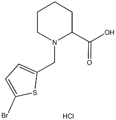 1-[(5-BROMOTHIEN-2-YL)METHYL]PIPERIDINE-2-CARBOXYLIC ACID HYDROCHLORIDE