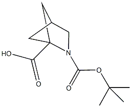 2-(TERT-BUTOXYCARBONYL)-2-AZABICYCLO[2.1.1]HEXANE-1-CARBOXYLIC ACID,,结构式