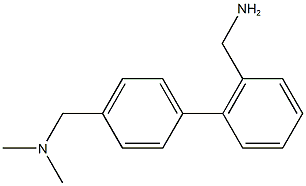 N-{[2''-(AMINOMETHYL)-1,1''-BIPHENYL-4-YL]METHYL}-N,N-DIMETHYLAMINE Struktur