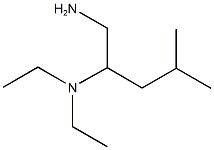N-[1-(AMINOMETHYL)-3-METHYLBUTYL]-N,N-DIETHYLAMINE Structure