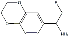 1-(2,3-DIHYDRO-1,4-BENZODIOXIN-6-YL)-2-FLUOROETHANAMINE,,结构式