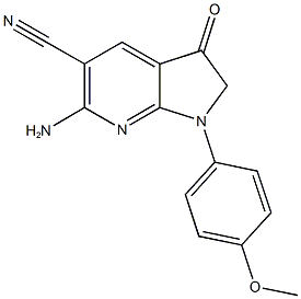 6-AMINO-1-(4-METHOXYPHENYL)-3-OXO-2,3-DIHYDRO-1H-PYRROLO[2,3-B]PYRIDINE-5-CARBONITRILE|